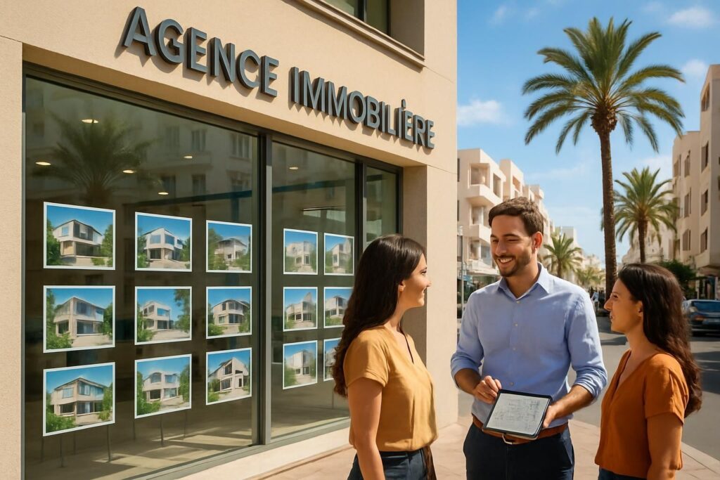 Agence immobilière à Agadir spécialisée dans l'achat, la vente et la location de biens immobiliers. Trouvez votre maison, appartement ou terrain idéal avec notre expertise locale.