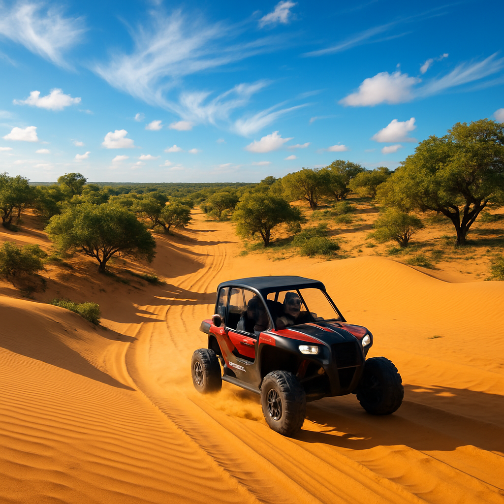 explorez agadir en buggy avec notre guide complet pour 2026. préparez-vous à une aventure tout-terrain inoubliable entre dunes et paysages grandioses.