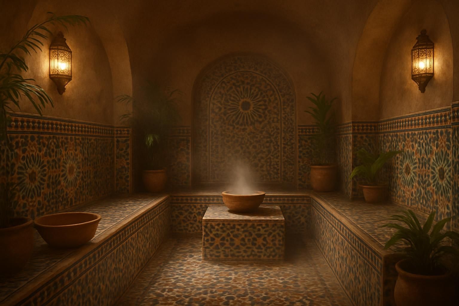 plongez dans l'atmosphère apaisante du hammam femme à agadir et vivez une expérience authentique de bien-être et de relaxation.