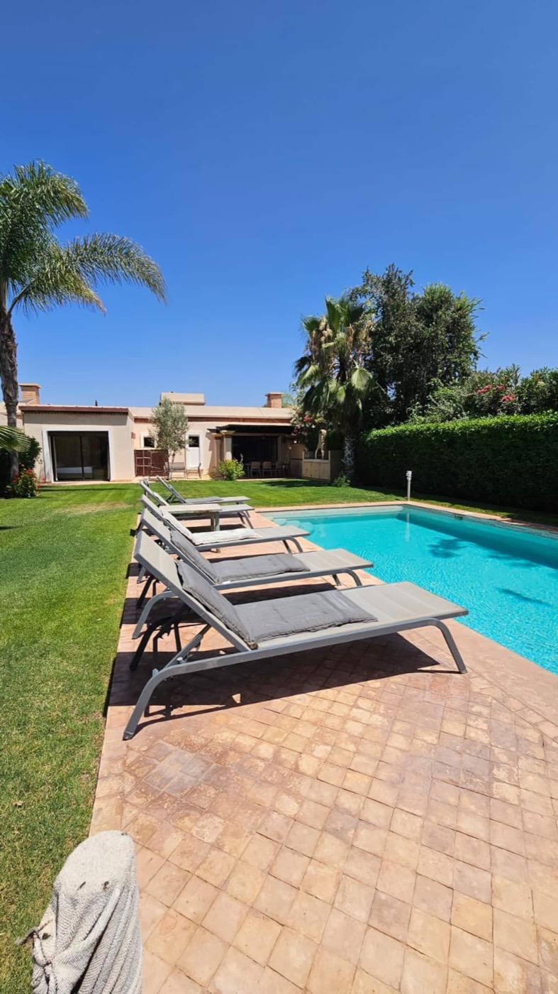 Piscine privée de la Villa Alia près d'Agadir