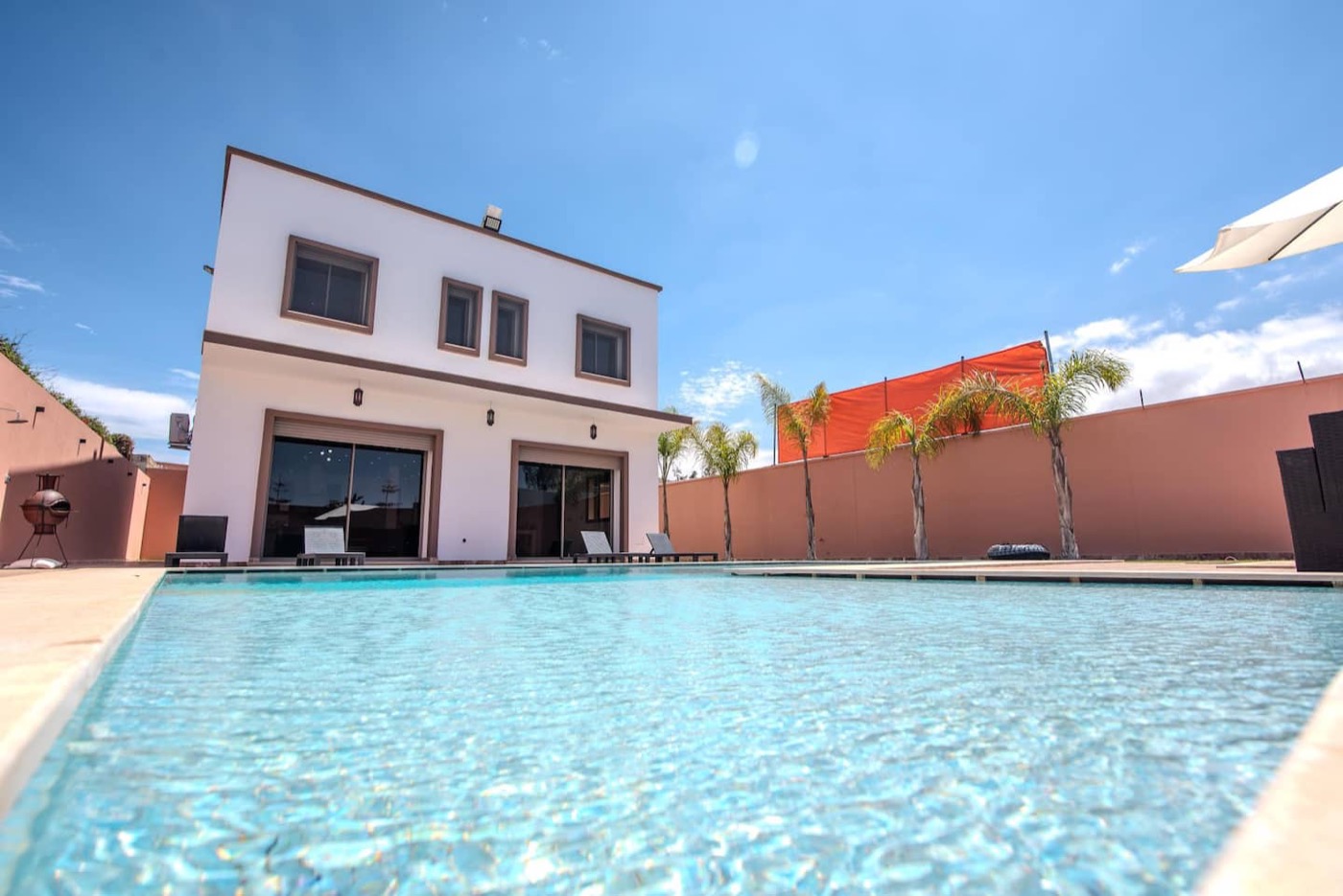 Piscine privée de la Villa Maya près d'Agadir