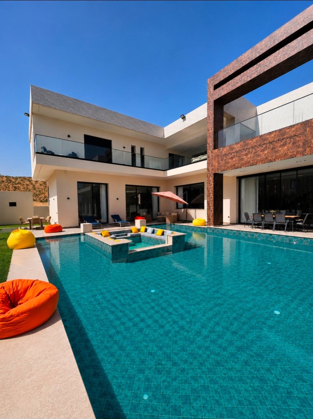 Piscine privée de la Villa Inès près d'Agadir