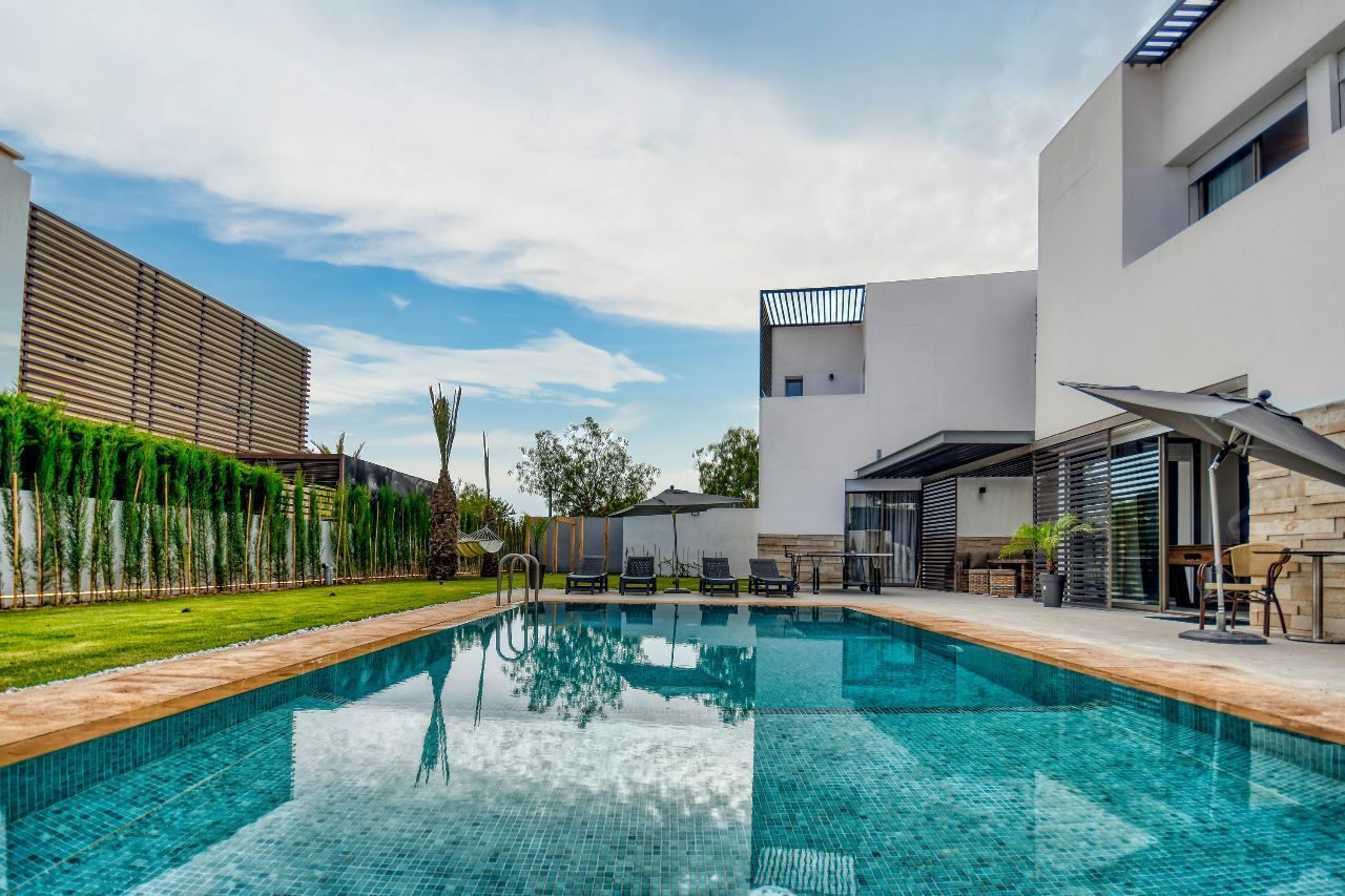 Piscine privée de la Villa Neya à Taghazout Bay