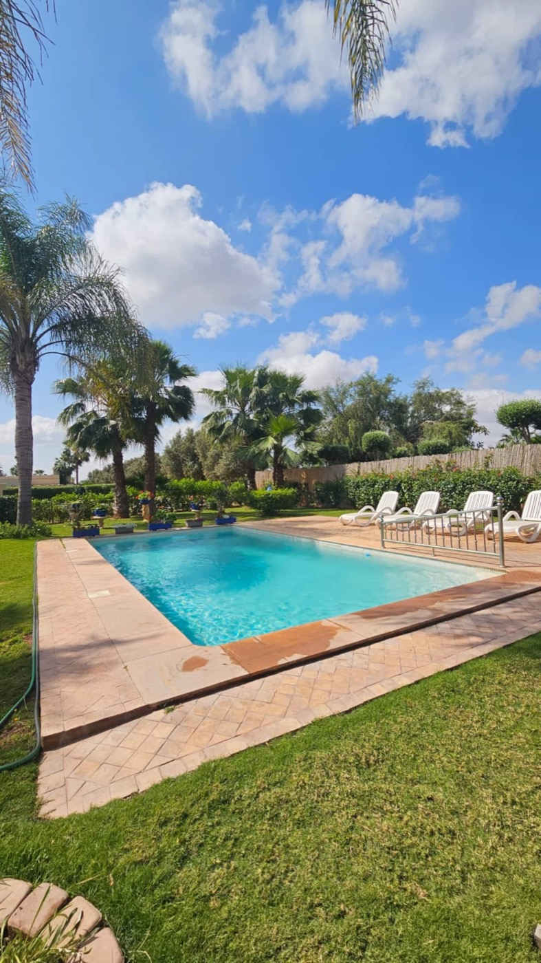 Piscine privée de la Villa Salma près d'Agadir