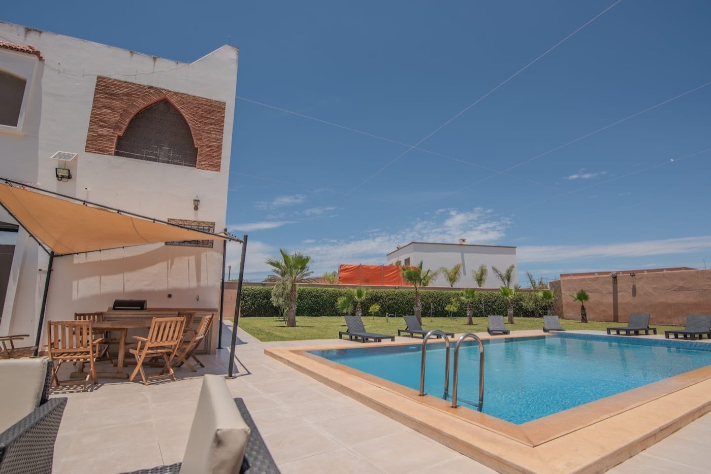Piscine privée de la Villa Lina près d'Agadir