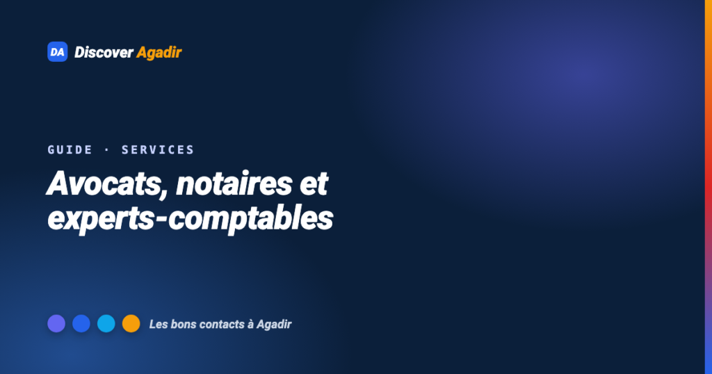Avocats, notaires et experts-comptables