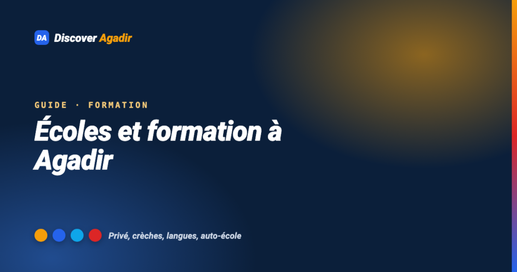Écoles et formation à Agadir