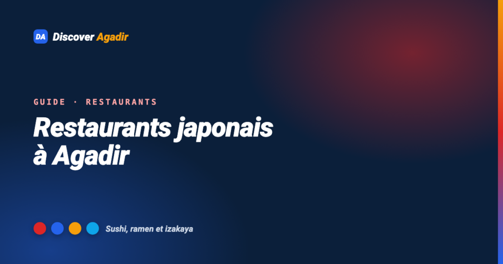 Restaurants japonais à Agadir